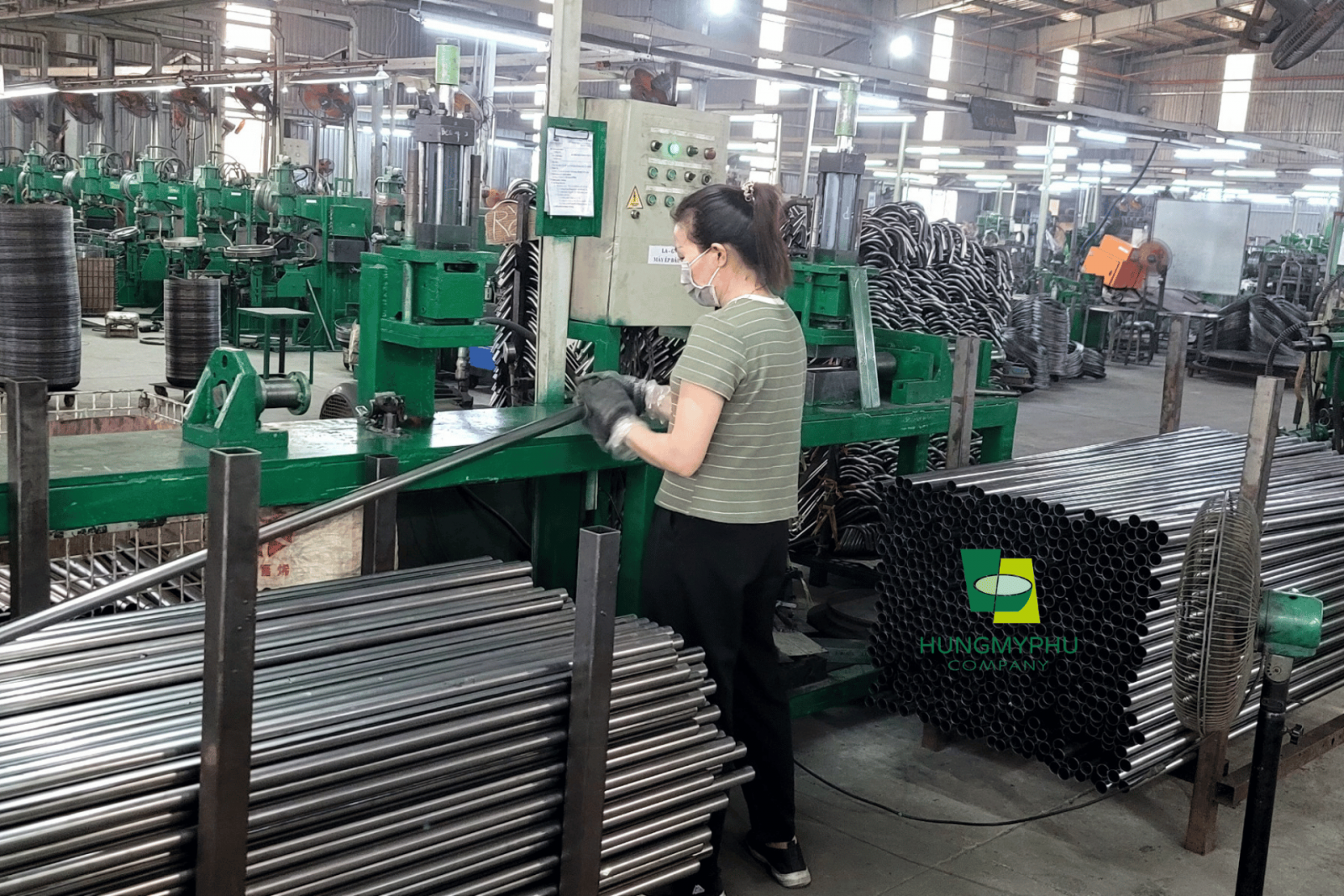 Gia công ống sắt chân quạt