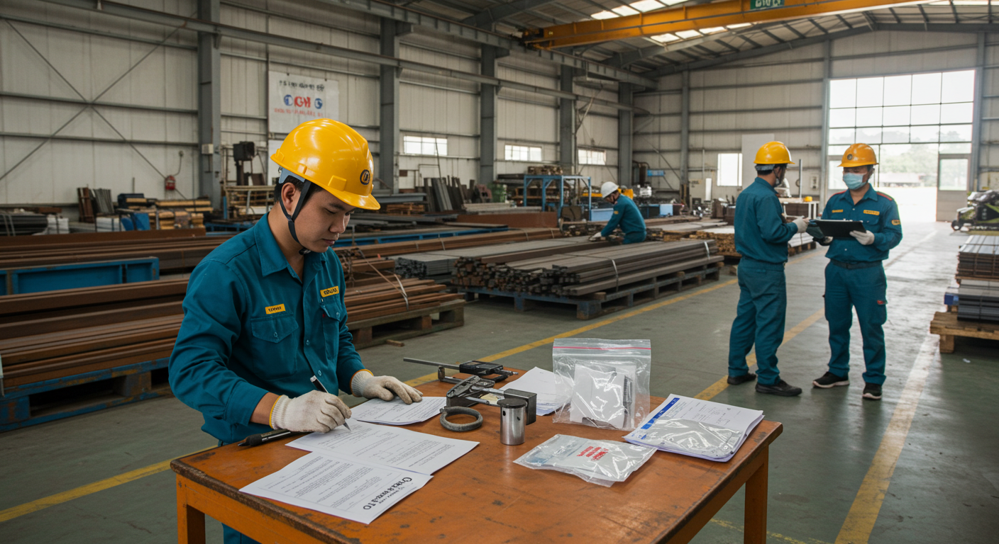 Quy trình kiểm tra nguyên liệu đầu vào 