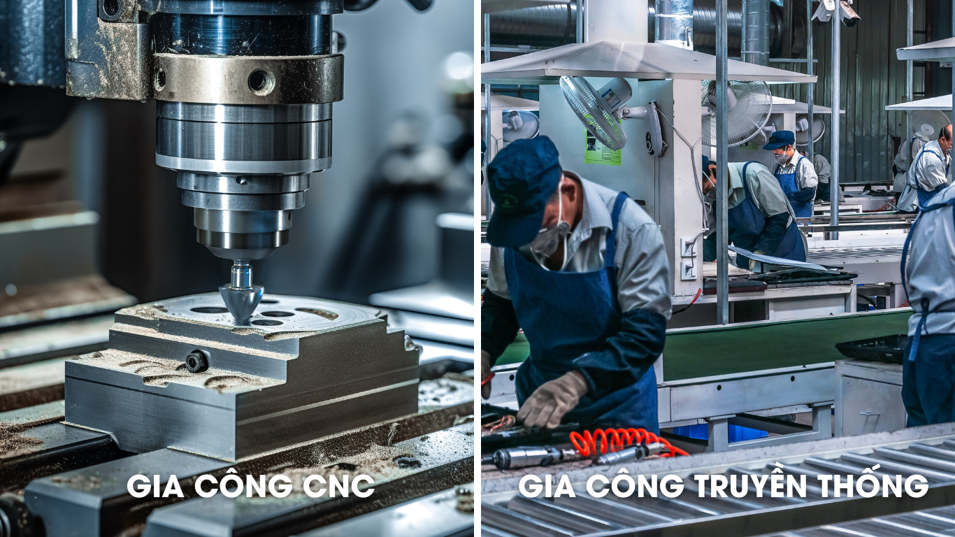 Quá trình gia công cơ khí trong nhà máy