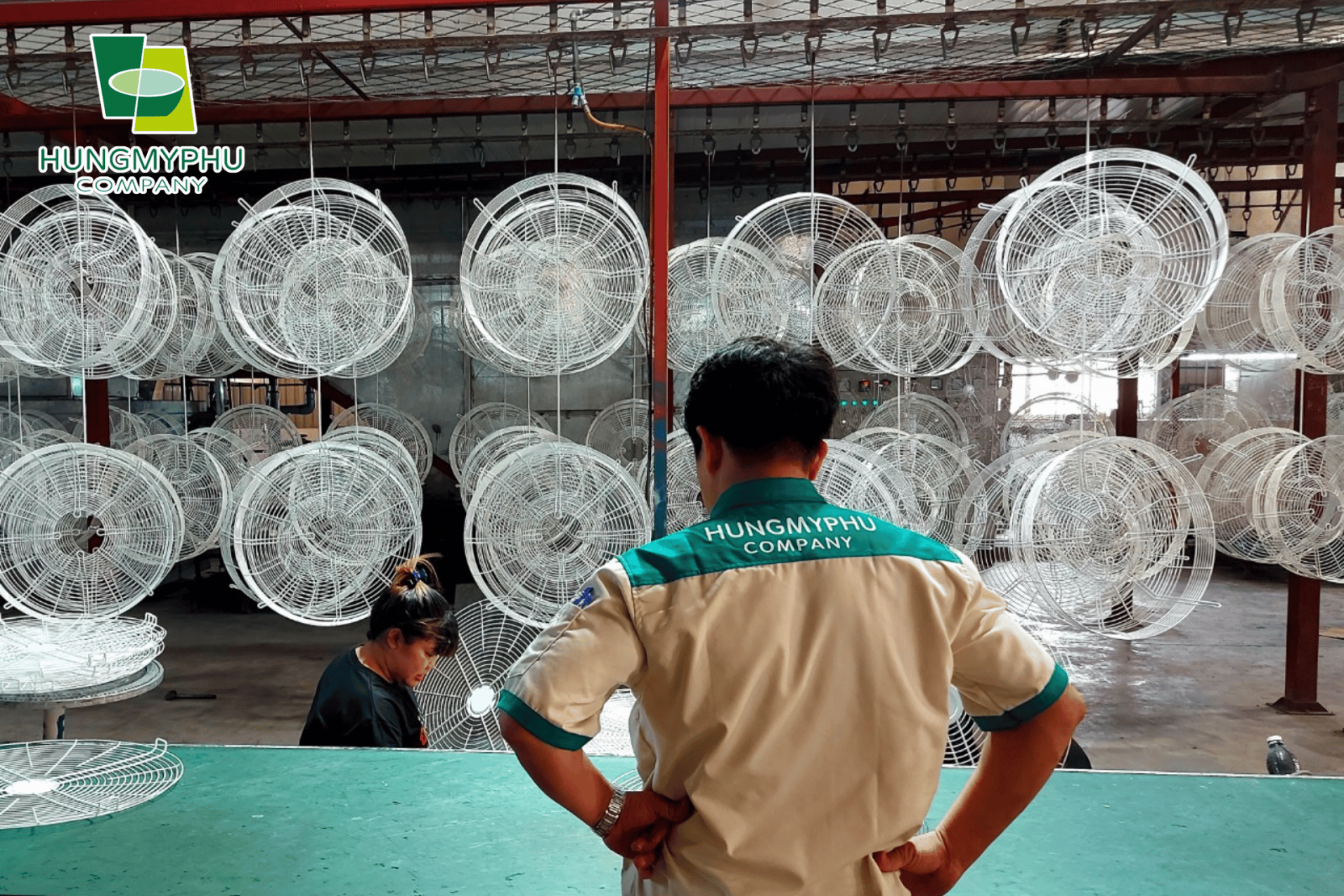 lồng quạt sơn tĩnh điện