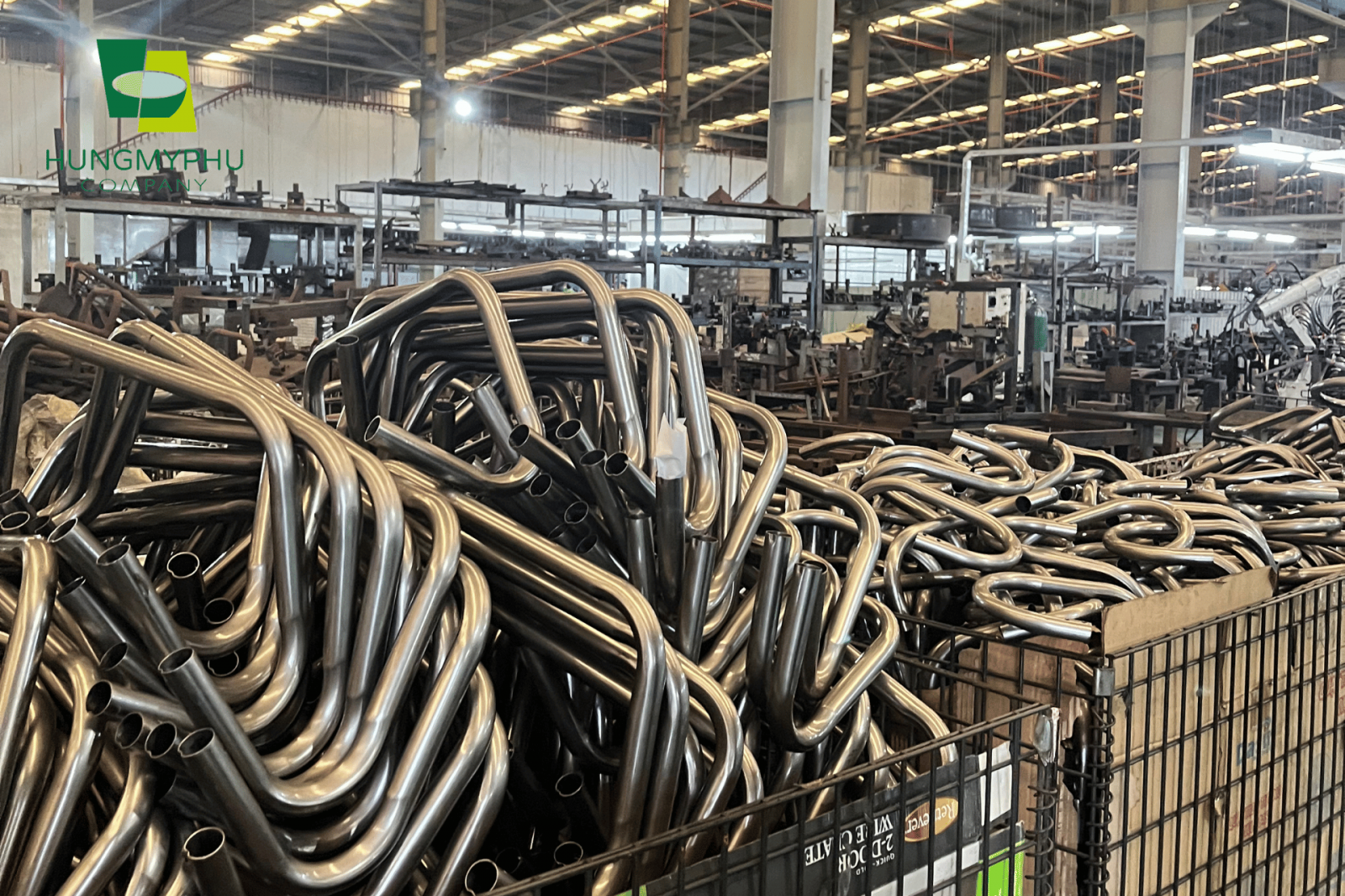 gia công ống chân quạt sơn tĩnh điện
