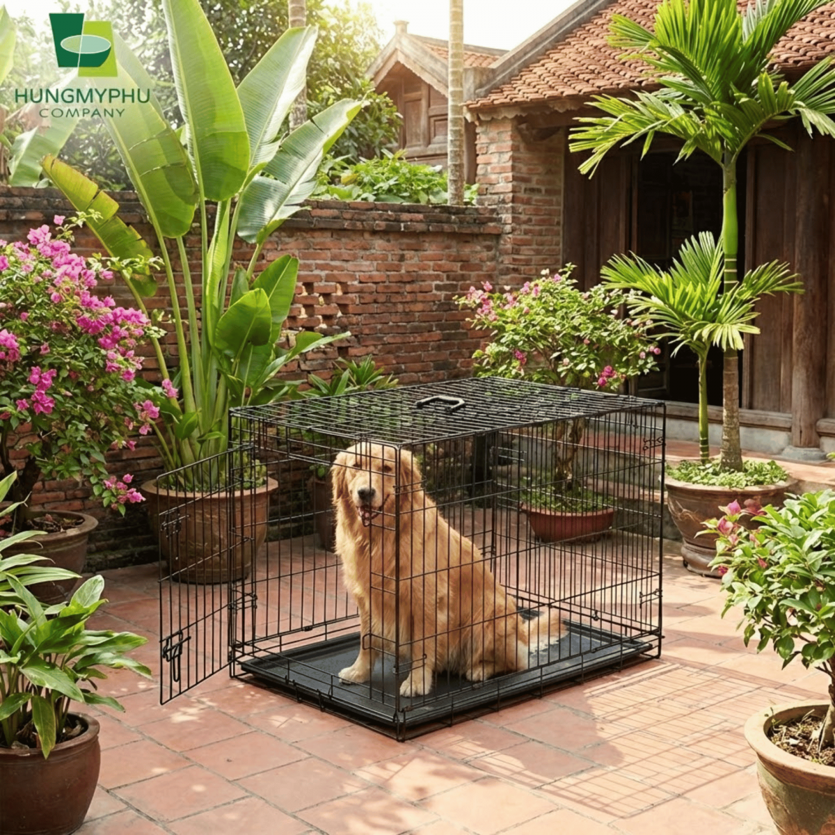 lồng chó gấp gọn