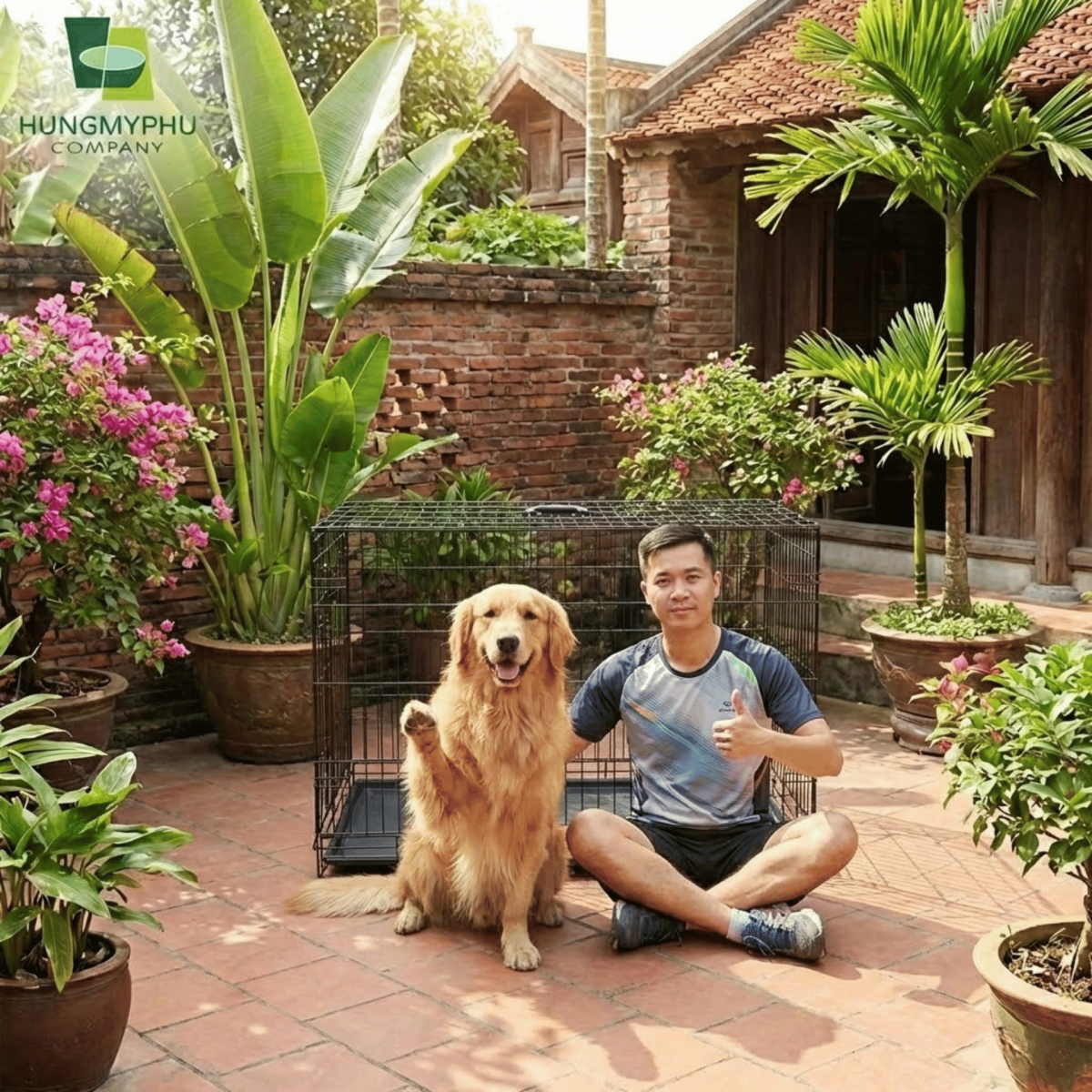 lồng chó gấp gọn