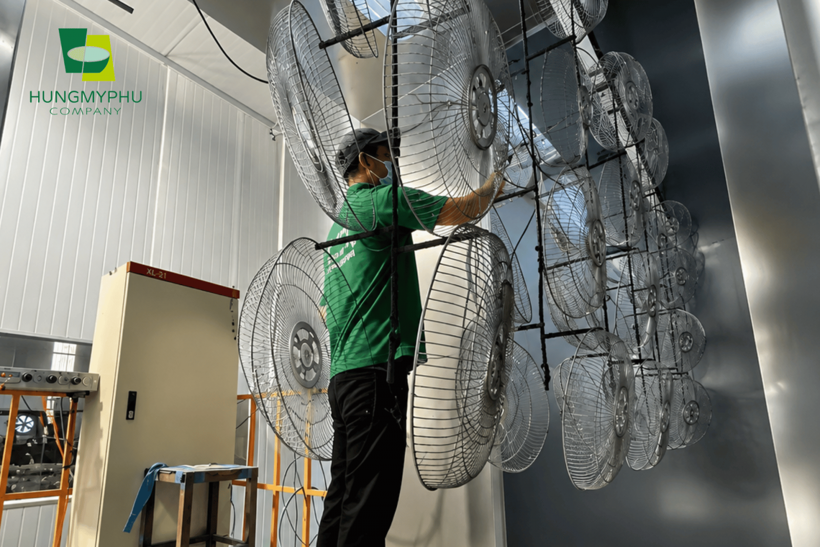 lồng quạt sơn tĩnh điện đạt chuẩn