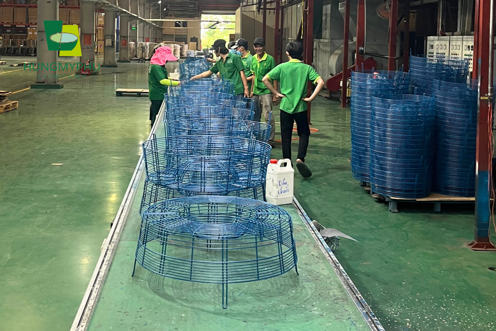 sơn tĩnh điện lồng quạt