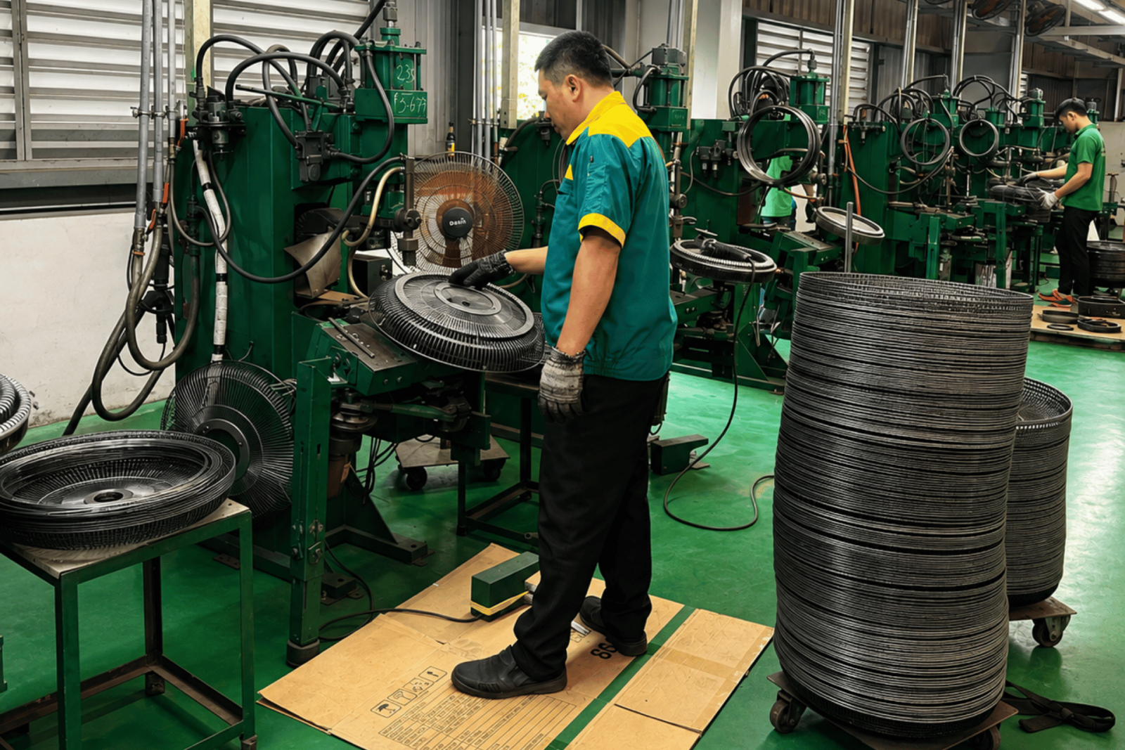 Sản xuất lồng quạt số lượng lớn