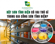 Bột sơn tĩnh điện có vai trò gì trong gia công sơn tĩnh điện?