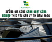 Xưởng gia công cánh quạt công nghiệp theo yêu cầu uy tín năm 2026