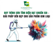 Quy trình sơn tĩnh điện đạt chuẩn ISO: Giải pháp bền đẹp cho sản phẩm kim loại