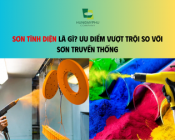Sơn tĩnh điện là gì? Ưu điểm vượt trội so với sơn truyền thống
